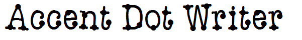 Accent Dot Writer