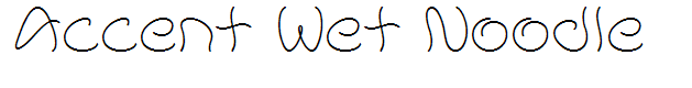 Accent Wet Noodle