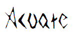 Acuate