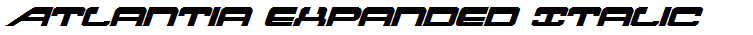 Atlantia Expanded Italic
