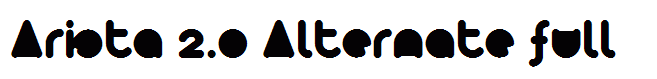 Arista 2.0 Alternate full