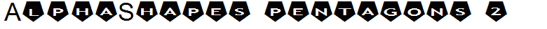 AlphaShapes pentagons 2