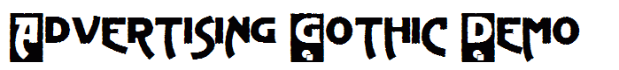 Advertising Gothic Demo