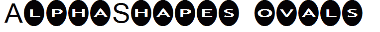 AlphaShapes ovals