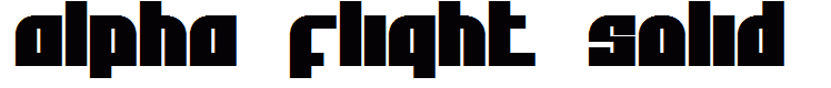 Alpha Flight Solid