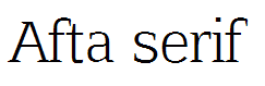 Afta serif