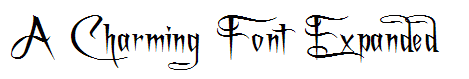 A Charming Font Expanded