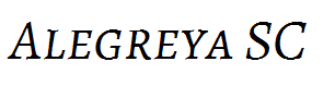 Alegreya SC