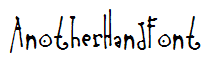 AnotherHandFont