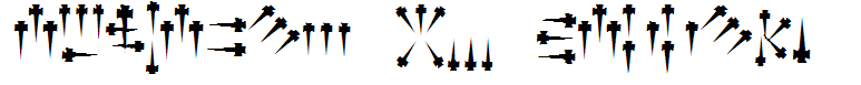 Alphabet of Daggers