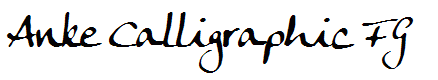 Anke Calligraphic FG