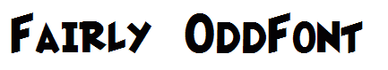 Fairly OddFont