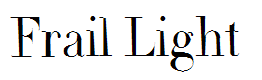 Frail Light