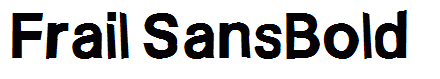Frail SansBold