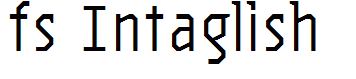 fs Intaglish