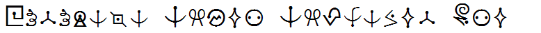 Futurama Alien Alphabet One