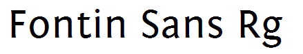 Fontin Sans Rg