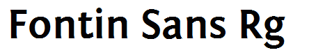 Fontin Sans Rg