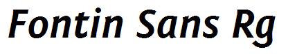 Fontin Sans Rg