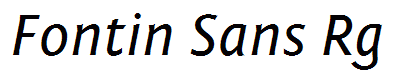 Fontin Sans Rg