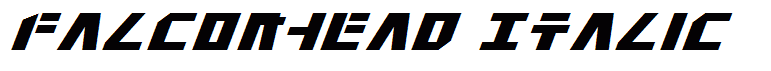 Falconhead Italic