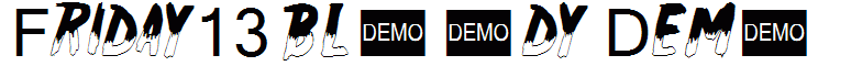 Friday13 bloody Demo