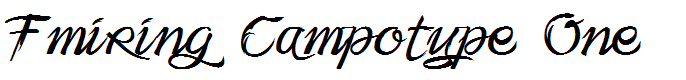 Fmiring Campotype One