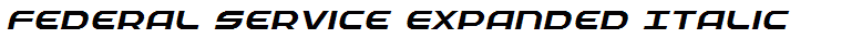 Federal Service Expanded Italic