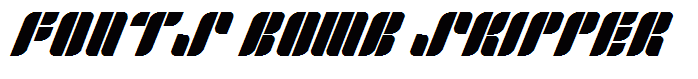 Fonts Bomb Skipper