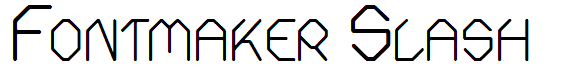 Fontmaker Slash