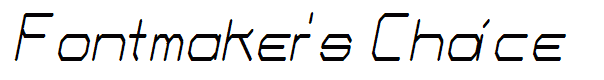 Fontmaker's Choice