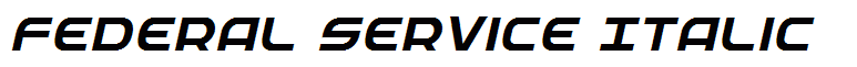 Federal Service Italic