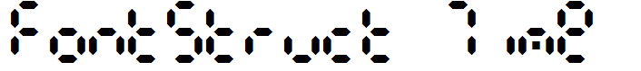 Fontstruct Time