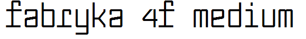 Fabryka 4F Medium