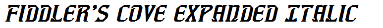 Fiddler's Cove Expanded Italic