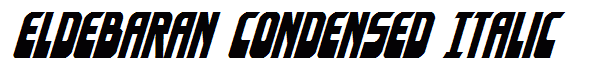 Eldebaran Condensed Italic