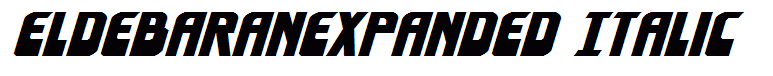 EldebaranExpanded Italic