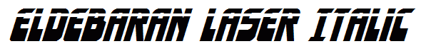 Eldebaran Laser Italic