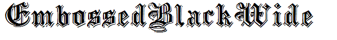 EmbossedBlackWide