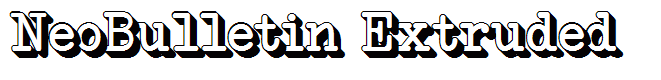 NeoBulletin Extruded