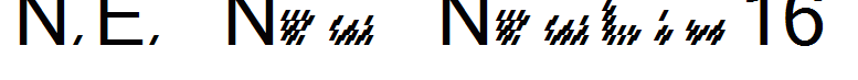 N.E. New Newbix16