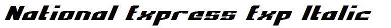 National Express Exp Italic