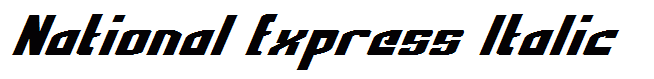 National Express Italic