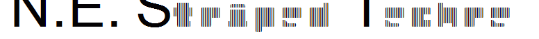 N.E. Striped Techre