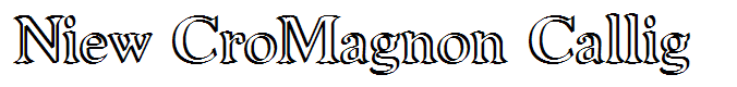 Niew CroMagnon Callig