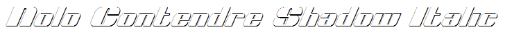 Nolo Contendre Shadow Italic
