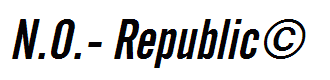 N.O.- Republic?