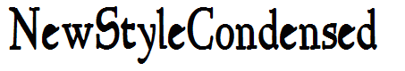 NewStyleCondensed