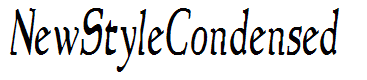 NewStyleCondensed