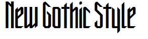 New Gothic Style